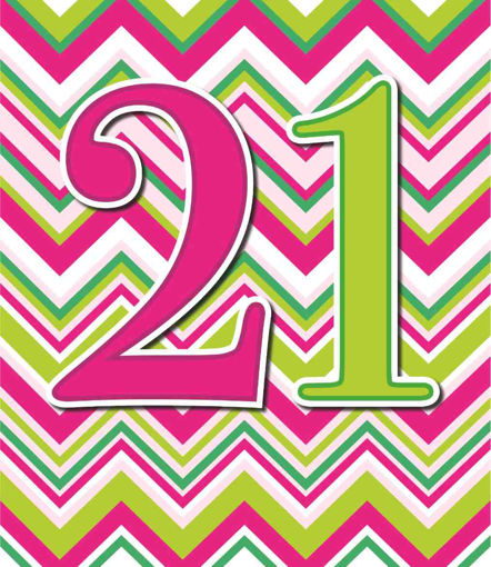 Picture of HAPPY 21ST BIRTHDAY CARD